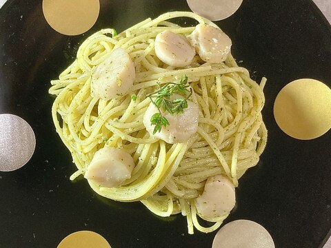 春の香り！木の芽ソースでジェノベーゼ風パスタ